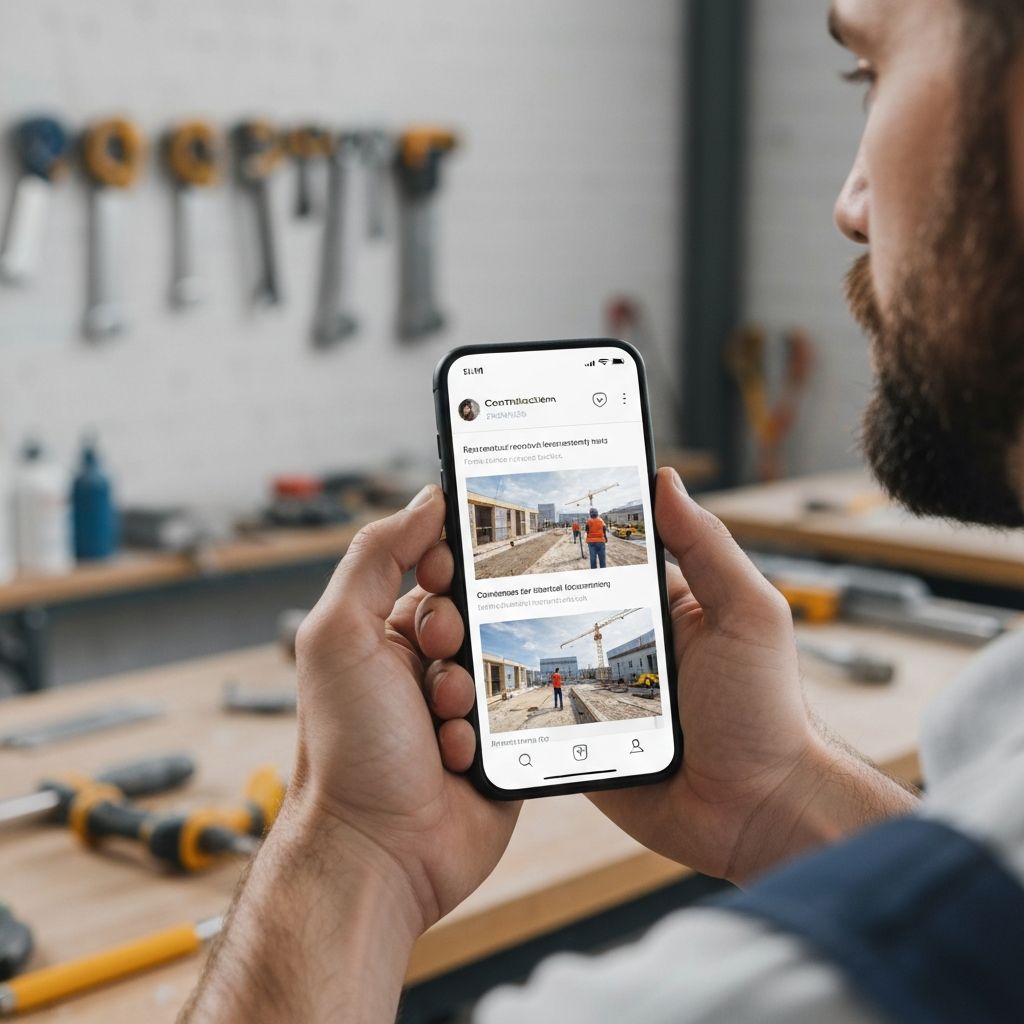 Social Media für Handwerker: Der komplette Leitfaden 2026